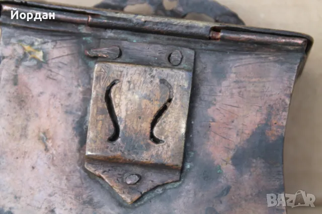 Оригинална бронзова барутница, снимка 15 - Антикварни и старинни предмети - 47259371