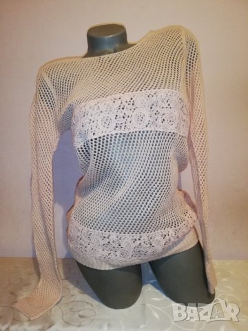 Пуловер Jean Paskale р-р S/М , снимка 2 - Блузи с дълъг ръкав и пуловери - 30140203