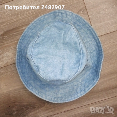 Детска дънкова шапка, снимка 4 - Шапки, шалове и ръкавици - 52255084