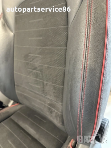 Предна лява седалка N Line стил, черна кожа/полукожа за Hyundai Tucson (2019), снимка 3 - Части - 54345580