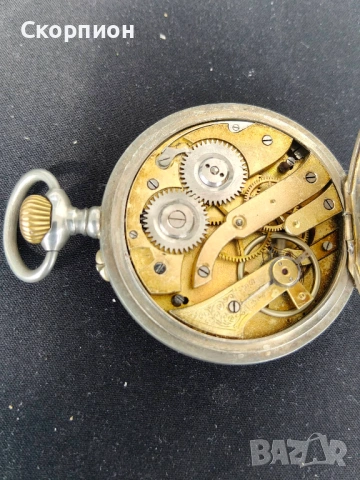 Швейцарски джобен часовник - NICKEL GARANTI - ПРОМОЦИЯ, снимка 14 - Джобни - 48887495