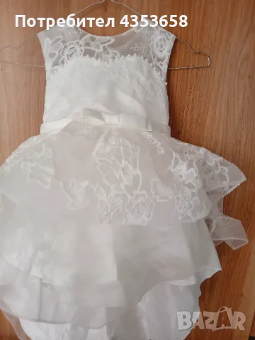 Нова 110см шаферска рокля, снимка 4 - Детски рокли и поли - 50223525