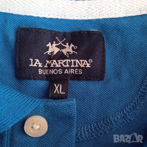 КАТО НОВ LA MARTINA Buenos Aires L оригинален поло-шърт с холограма Ла Мартина Polo-Shirt, снимка 4 - Тениски - 53988305