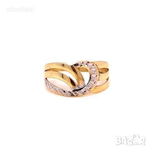 Златен дамски пръстен 1,54гр. 14кр.проба:585 размер:55 модел:30292-6, снимка 1