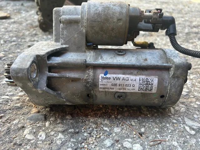 стартер за VW Audi Skoda Seat 02E911023Q Valeo 2.0 TDI CFF Sharan, снимка 2 - Части - 55890269