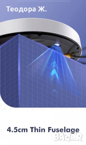 Робот за почистване с моп две четки и приложение за телефон с wifi, снимка 14 - Прахосмукачки - 49262255