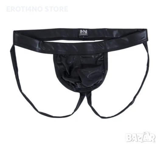 Кожени лачени мъжки прашки бикини, снимка 2 - Бельо - 42793856