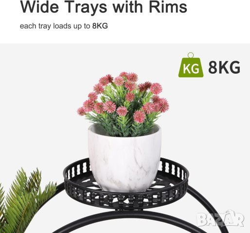 Цветарник / стойка за цветя HJ-ZT112, снимка 5 - Етажерки - 42915033
