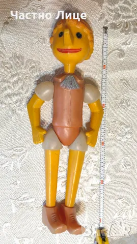 Много Рядка Оригинална Руска Соц СССР Детска Играчка БУРАТИНО от 1970те г, снимка 2 - Колекции - 48426341
