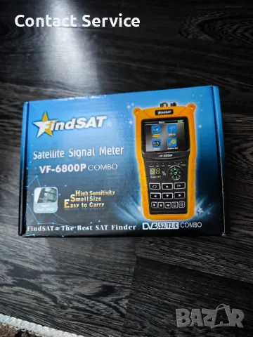 FindSat VF-6800P.Уред за измерване сателитен,цифров,аналогов сигнал и камери