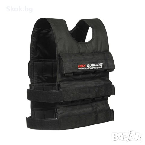 Тренировъчна Жилетка С Регулируема Тежест – Черна 40 Кг (40 Х 1 Кг), снимка 7 - Фитнес уреди - 40771287