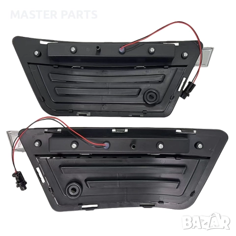 НОВИ DRL LED Дневни светлини за Mercedes W204 C63 AMG броня, снимка 6 - Части - 51948812