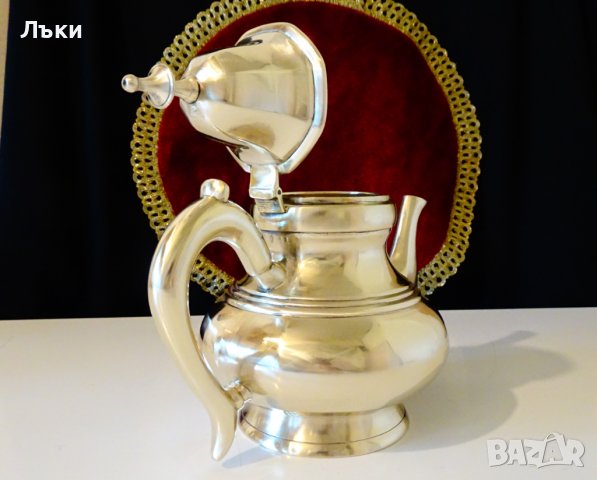 Бронзова кана,чайник 1 кг.,маркирана. , снимка 2 - Антикварни и старинни предмети - 36772313