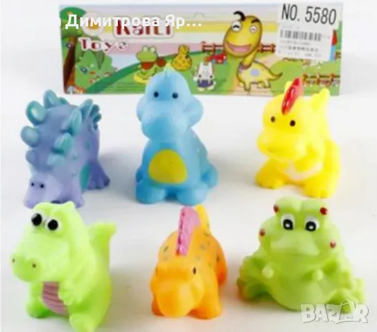 Комплект гумени динозаври фигурки, снимка 2 - Други - 48803927