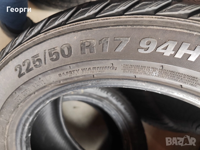 2бр. зимни гуми 225/50/17 Kumho, снимка 5 - Гуми и джанти - 52742501