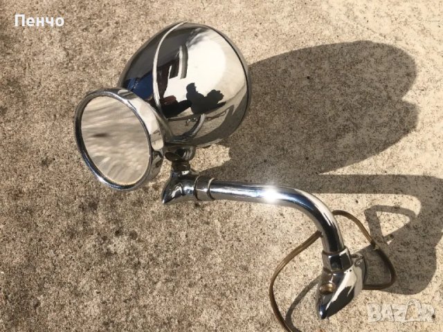 стар авто фар "HELLA" - ретро - ОРИГИНАЛ, снимка 5 - Антикварни и старинни предмети - 47648703