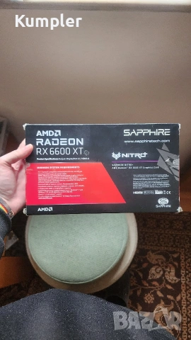 Кутия от Sapphire RX 6600 XT, снимка 2 - Други - 53336023