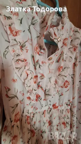 Спортно-елегантна детска рокля, снимка 3 - Детски рокли и поли - 50154046