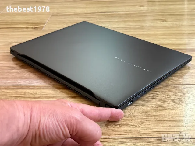 3k 120Hz OLED Asus 14s`Ryzen 9-8945HS/16GB LPDDR5/512GB SSD/Батерия 10ч/Harman Kardon, снимка 7 - Лаптопи за работа - 55947039