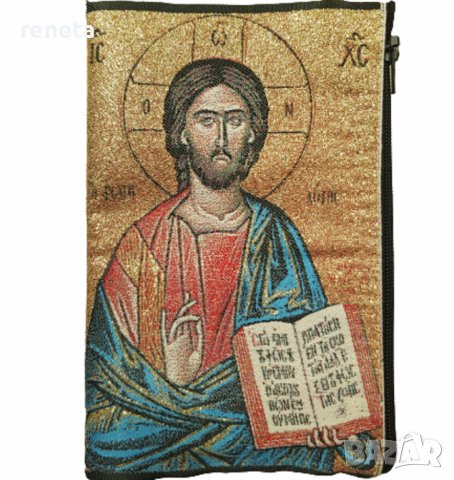 Портфейл Ahelos, Икона, Текстилно, Многоцветно, 15х8 см, снимка 1