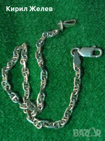 ВЕЛИКОЛЕПНА ИТАЛИАНСКА СРЕБЪРНА ГРИВНА СРЕБРО 925 ITALY КРАСИВА РЕТРО АРТ ПЛЕТКА 17340, снимка 11 - Гривни - 46224431