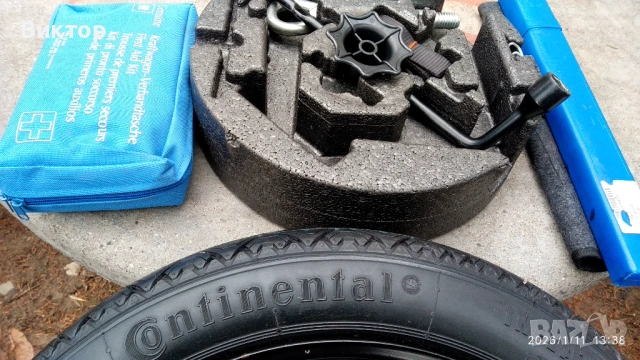 Резервна гума-Патерица за Опел Астра-J пълен комплект! Нова!, снимка 4 - Гуми и джанти - 53064070