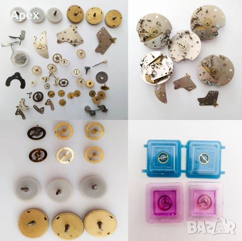 Баланси Стъкла и Части за Руски Японски Часовници. Баланс Ос Seiko Orient Полет Восток Молния Салава, снимка 12 - Други - 54011367