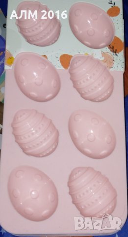 Великденски молд , силиконова форма Великден за бонбони, сапун, гипсови отливки, снимка 3 - Форми - 40096767