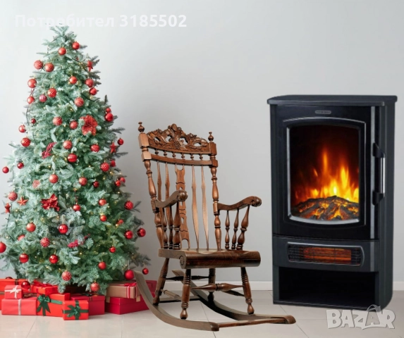 Електрическа камина, 2000W, снимка 4 - Отоплителни печки - 51514461