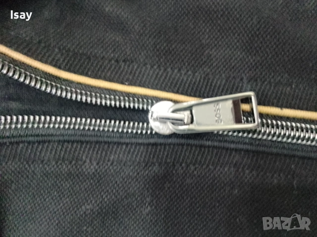 Мъжка тениска Хуго БОСС М последен размер в черен цвят , снимка 3 - Тениски - 53168967