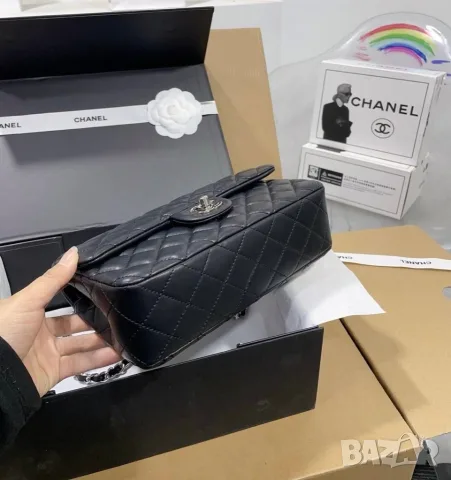 Chanel Classic Flap Bag – Black, снимка 7 - Чанти - 56467795