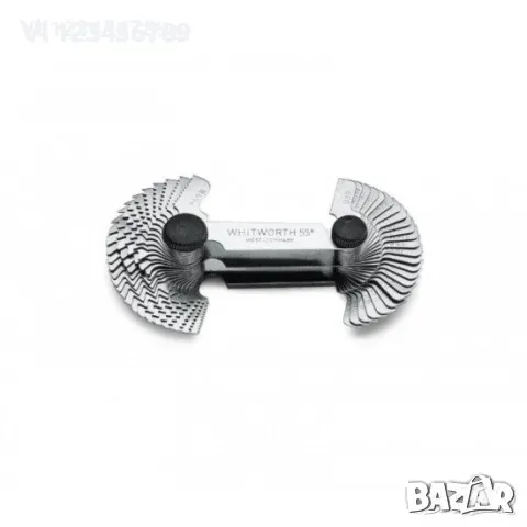 Резбомер(ISO 60°метрични резби) - 52 пластини, 0,25-6мм, снимка 1