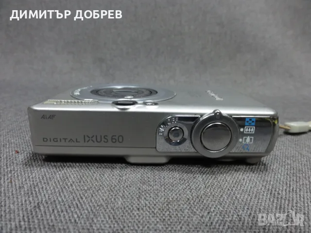 ЦИФРОВ ФОТОАПАРАТ CANON DIGITAL IXUS 60 DIGITAL 6.0MP CCD DIGITAL CAMERA Y2K RETRO DIGICAM, снимка 6 - Фотоапарати - 55752812
