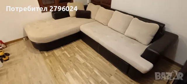 Разтегателен ъглов диван