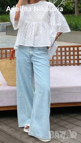 Феерична блузка памук, снимка 3 - Ризи - 54136307