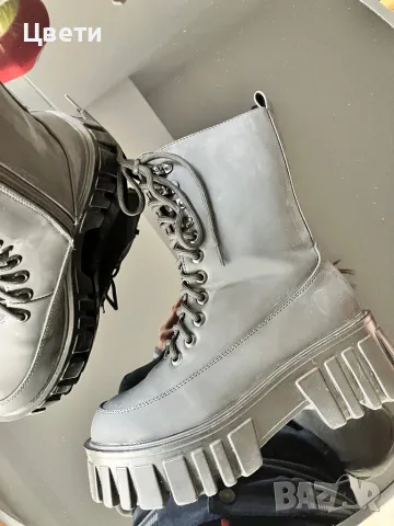 Черни Боти, снимка 2 - Дамски боти - 47988297