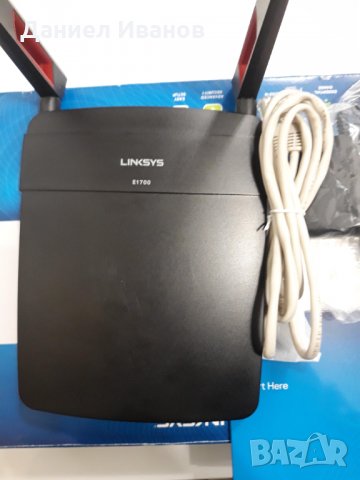 Linksys E1700 N300 WI-Fi router бърз рутер, снимка 7 - Рутери - 31711018