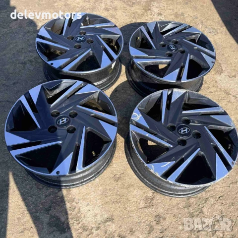 Джанти 5x114.3, 16 цола, 6J, ET50, 52910Q0200R8A със забележки от Hyundai I20 1.0T, двигател G3LE, снимка 4 - Гуми и джанти - 54078892