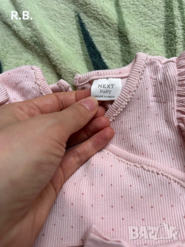 Бебешка рокля Next, размер 3-6 месеца, снимка 11 - Бебешки рокли - 53909483