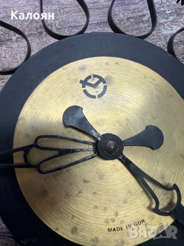 Стенен часовник ГДР оригинален от Некерман, снимка 3 - Антикварни и старинни предмети - 52207299