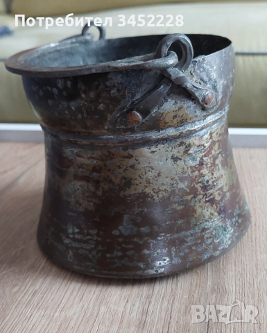 бакърче медно ретро за ценители , снимка 4 - Антикварни и старинни предмети - 52911701