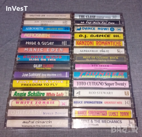 Аудио касети с рок музика