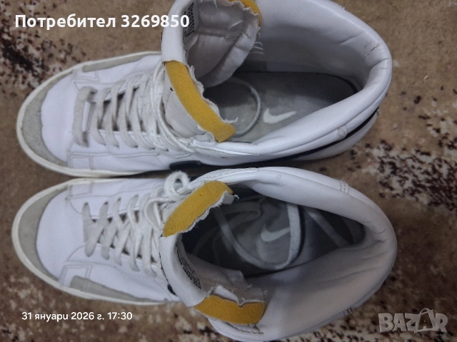 Маратонки Nike blazer номер 44,5 ( 28.5 см.), снимка 7 - Маратонки - 53296790