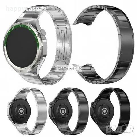 TITAN SPECIAL NO GAP Титаниева верижка каишка за Huawei Watch GT 5 46mm / GT 4 46mm, снимка 7 - Каишки за часовници - 55905455