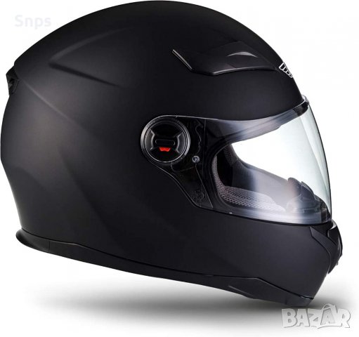 Каска за Скутер Cruiser, черен мат, M (57-58cm), снимка 2 - Аксесоари и консумативи - 36629003