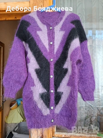 Мохерна дамска жилетка, снимка 1