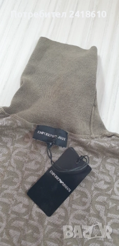 Emporio Armani Wool Knit Monogram Turtleneck Mens Size XS - S НОВО! ОРИГИНАЛ! Мъжко Вълнено Поло!, снимка 3 - Пуловери - 52399413