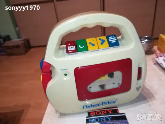 FISHER-PRICE-КАСЕТОФОН С МИКРОФОН-РЕТРО 2003251930