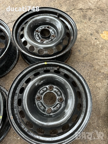 4бр. железни джанти 15" 4х114.3 - Hyundai, KIA, снимка 4 - Гуми и джанти - 51986887