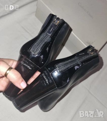 CALVIN KLEIN оригинални боти - естествена кожа 37,5, снимка 8 - Дамски боти - 52636380